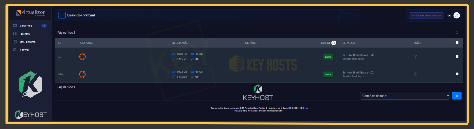 Painel Vps Ostop