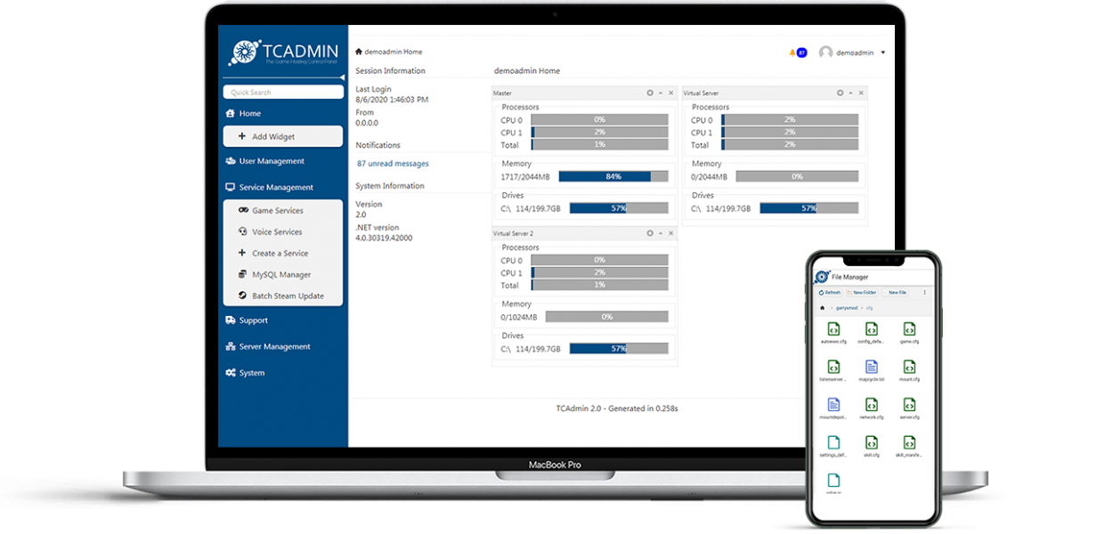 Painel Host de Mta e Samp